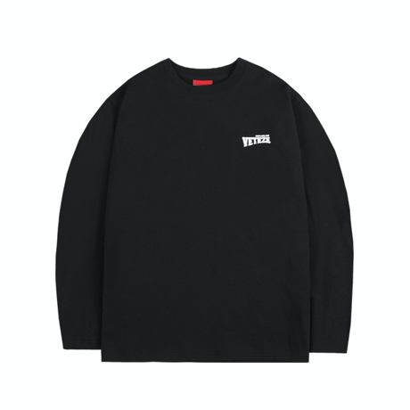 『VETEZE』 　エアプレーンロングスリーブTシャツ (Black)