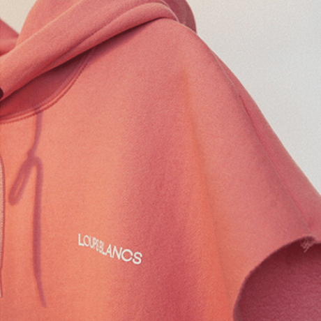 『LOUPS BLANCS』レイヤードフードボレロ (Pink)