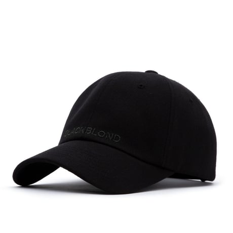 『BLACKBLOND』  　オリジナルロゴキャップ (Black/Black)