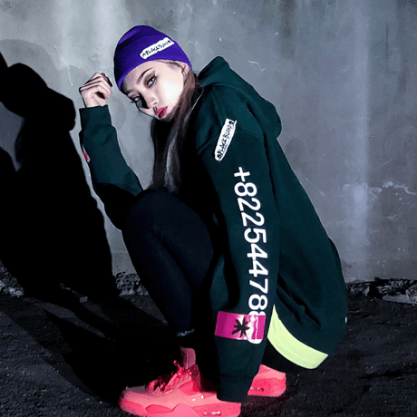 Blackblond BBD Graffiti Number Hoodie (Green)