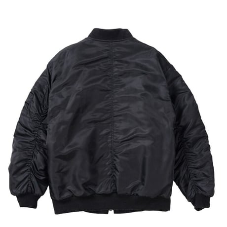 『 BY:L 』 　マルチポケットオーバーサイズMA-1  (Black)