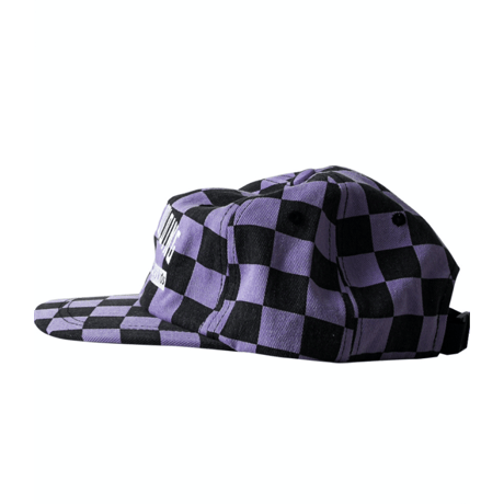 『FREAKISH BUILDING』 FS CHECKERBOARD FLAT CAP (Lilac)