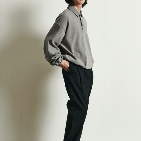 『 BY:L 』    ウォームアップポロシャツ(Grey)