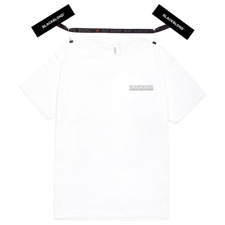 『BLACKBLOND』 イノセントシャドーショートスリーブ Tシャツ (White)