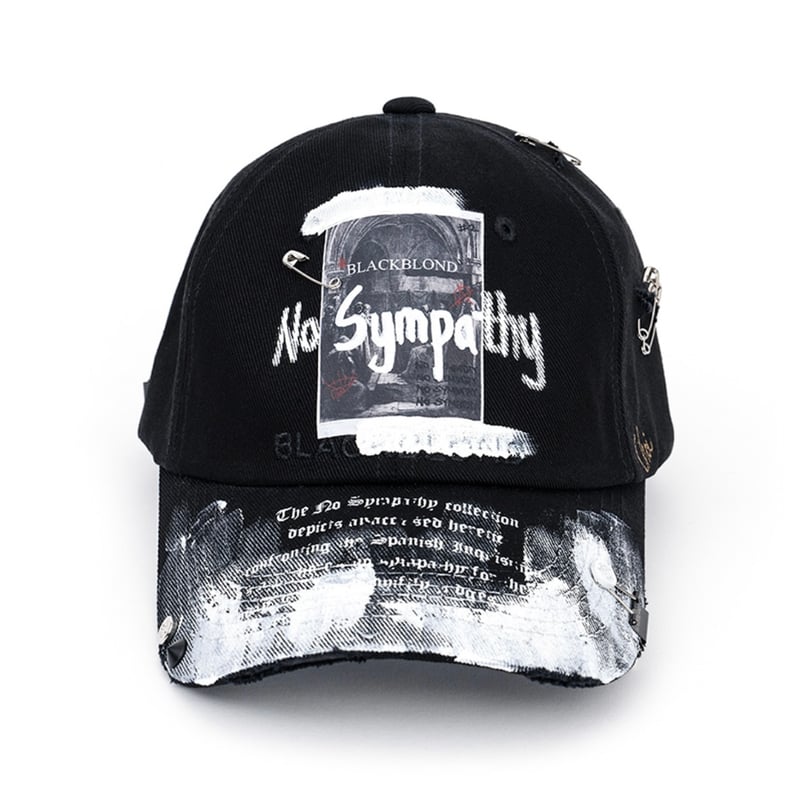 BLACKBLOND』 no sympathy graffiti logo cap (B