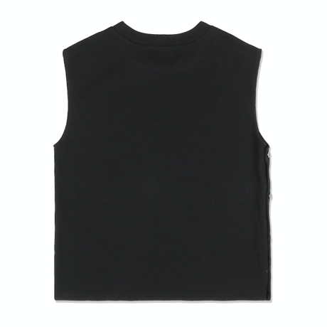 『 BY:L 』 　ラウンドオープンベスト  (Black)