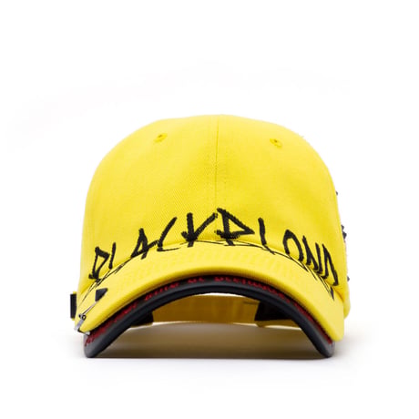 『BLACKBLOND』  ビヨンドグラフィティーロゴダブルバイザーキャップ (Yellow)