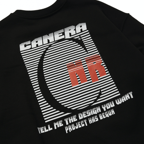 『CANERA』　シンボルスウェットシャツ (Black)