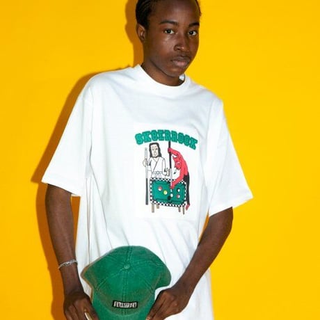 『SK8ER ROCK』 　プレイイングプール半袖 Tシャツ (White)