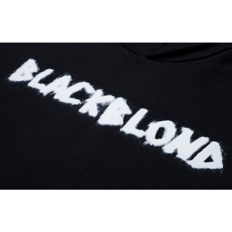 『BLACKBLOND』 　グラフィティーロゴパーカー (Black)