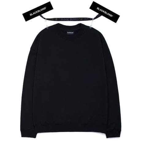 『BLACKBLOND』 　グラフィティロゴスウェット (Black)