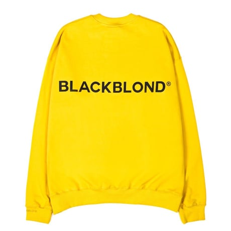 『BLACKBLOND』 　クラシックスマイルロゴスウェット (Yellow)