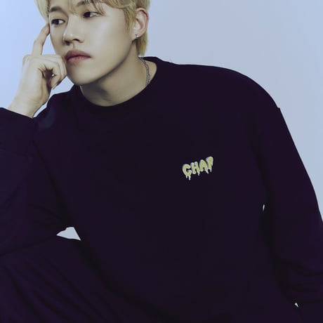 『CHAP CHAP』 　オリジナルチャップスウェットシャツ (Black)