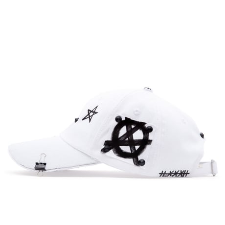 『BLACKBLOND』  レフレクションロゴノーシンパシーキャップ (White)