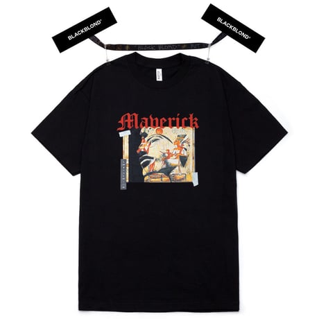 『BLACKBLOND』 　マーベリック半袖 Tシャツ (Black)