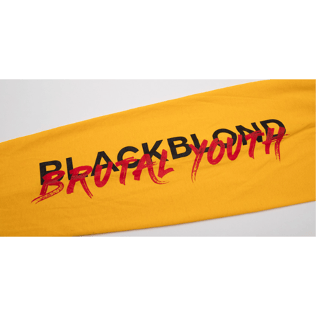 『BLACKBLOND』 　ブルータルロングスリーブ Tシャツ (Yellow)
