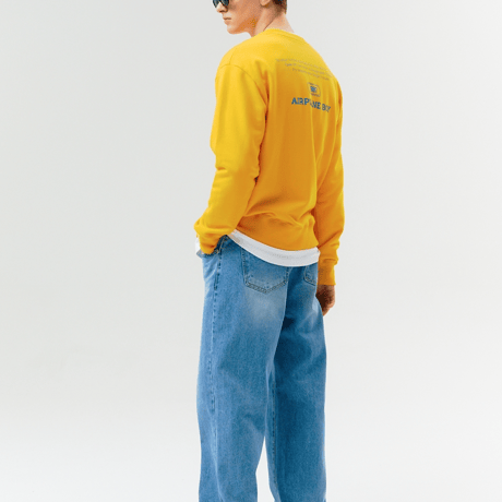 『VETEZE』 　エアプレーンスウェット (Yellow)