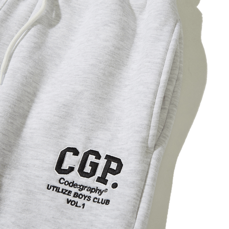 『Code:graphy』 　アップリケロゴトレーニングパンツ (M.Grey)
