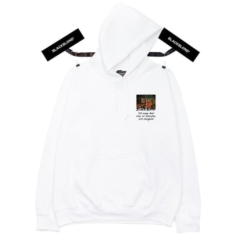 『BLACKBLOND』 　インフェルノパーカー (White)