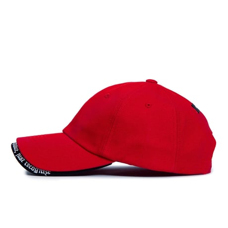 『BLACKBLOND』 BBD Revolution Double Visor Cap (Red)