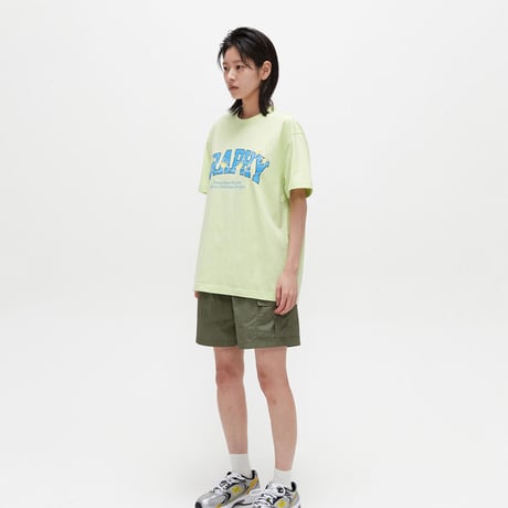 『Code:graphy』 　フラワーロゴ Tシャツ (Melon)