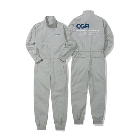 『Code:graphy』 　PIPING JUMP SUIT (Grey)