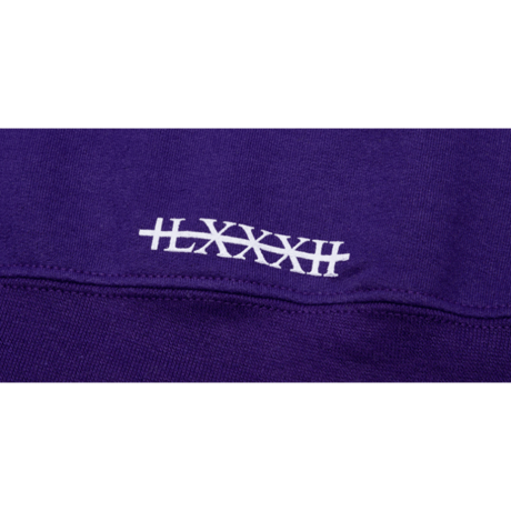 『BLACKBLOND』　 グラフィティーナンバーパーカー (Purple)
