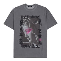 『BLACKBLOND』　Maria ピグメントTシャツ (Gray)