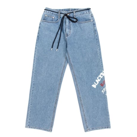 『BLACKBLOND』 　ヒストリーデニムパンツ (Blue)