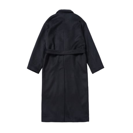 『 BY:L 』 　オーバーサイズウールマキシコート  (Black)