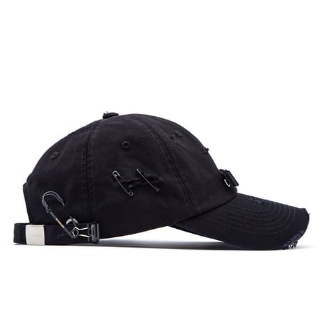 『BLACKBLOND』  リップトカスタム+82 ベルクロパッチロキャップ (Black)