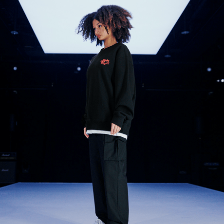 『Code:graphy』 　プラネットツリースウェット (Black)