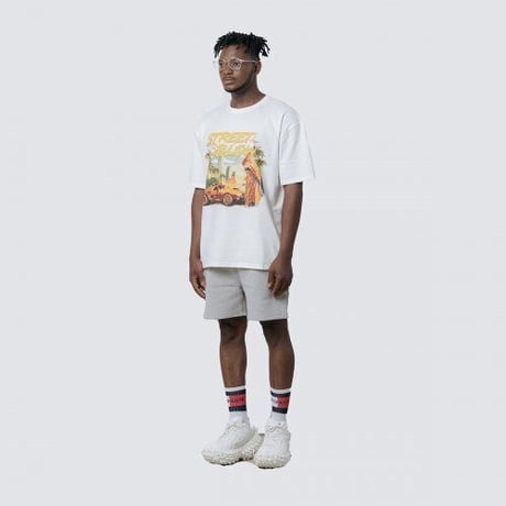 『BLOW』  ストリートアートワークイエロー Tシャツ