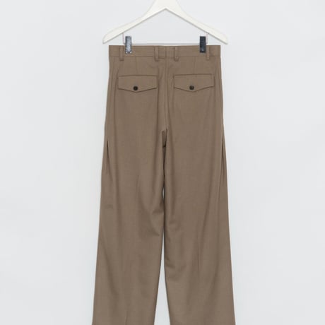 『HIFIFNK』  alden wool trousers pants (Cocoa)