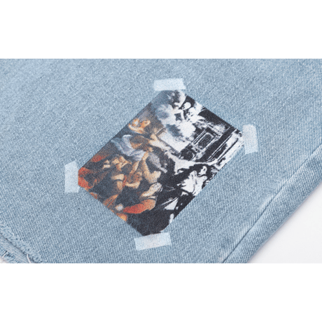 『BLACKBLOND』  イノセントデニムショートパンツ (Light Blue)