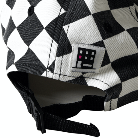 『FREAKISH BUILDING』 FS CHECKERBOARD FLAT CAP (Black)