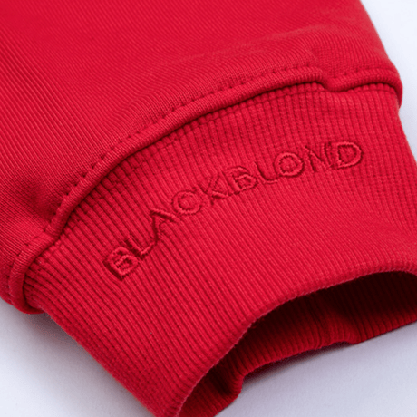 『BLACKBLOND』 　クラシックスマイルロゴスウェット (Red)
