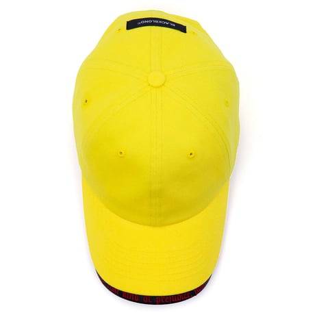 『BLACKBLOND』 　レボリューションダブルバイザーキャップ (Yellow)