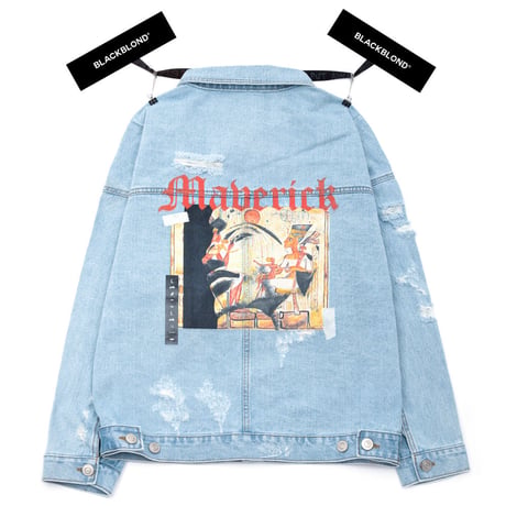 『BLACKBLOND』   マーベリックデニムジャケット (Light Blue)