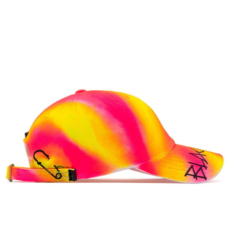 『BLACKBLOND』 　サイドパッチグラフィティーロゴロリポップキャップ (Pink/Neon)
