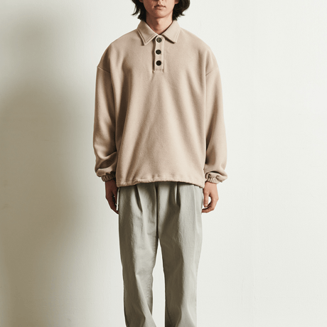 『 BY:L 』    ウォームアップポロシャツ(Beige)