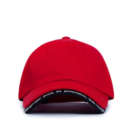 『BLACKBLOND』 BBD Revolution Double Visor Cap (Red)