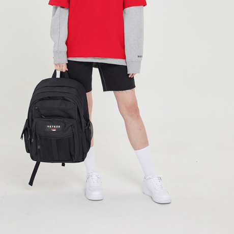 『VETEZE』 　レトロスポーツバッグ2 (Black)