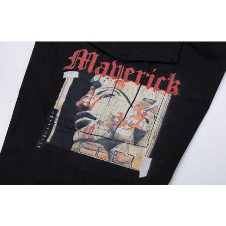 『BLACKBLOND』 　マーベリックカーゴジョガーパンツ (Black)