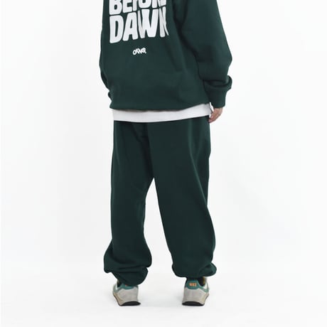 『OKENS SEOUL 』 rise and dawn training pants   (Dark Green)