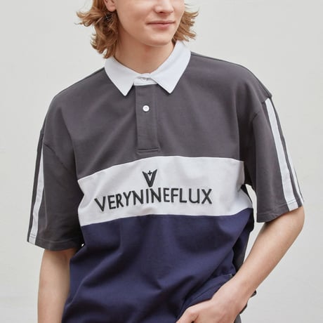 『Verynineflux』 シグネチャーPK Tシャツ (Charcoal)