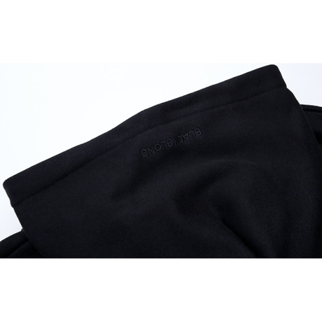 『BLACKBLOND』 　レインボーグラフィティーロゴナンバーパーカー (Black)