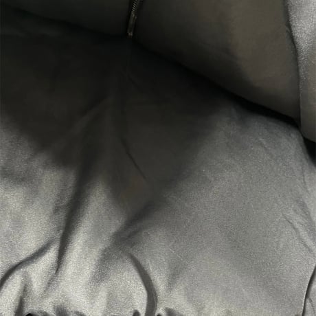 『SK8ER ROCK』 　scribble padded pigment sweat hood zip-up (Charcoal)