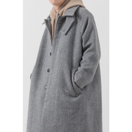 『 BY:L 』 　ウールオーバーバルマカンコート  (Grey)