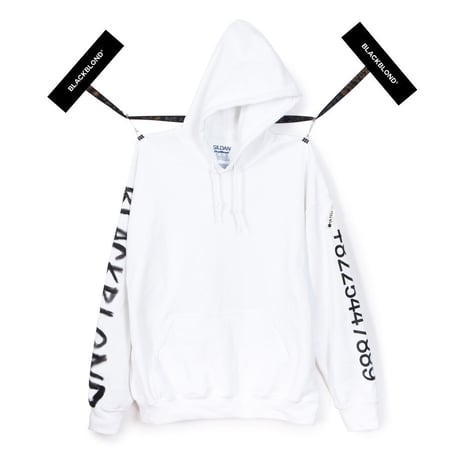 Blackblond BBD Graffiti Number Hoodie (White)